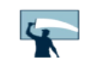Akurt Logo - Person putzt Fensterscheibe